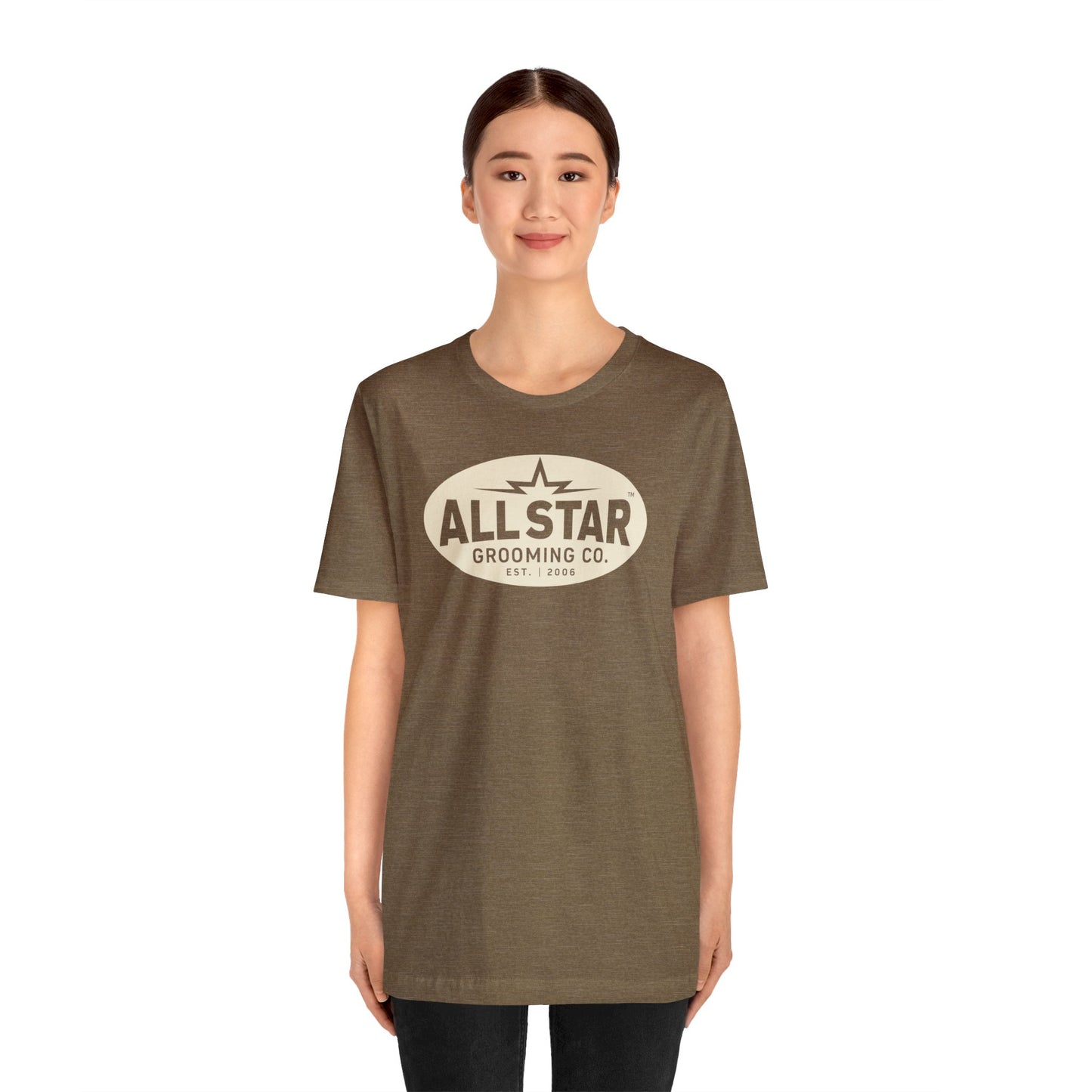 ASG Unisex Jersey Vintage Oval Short Sleeve Tee