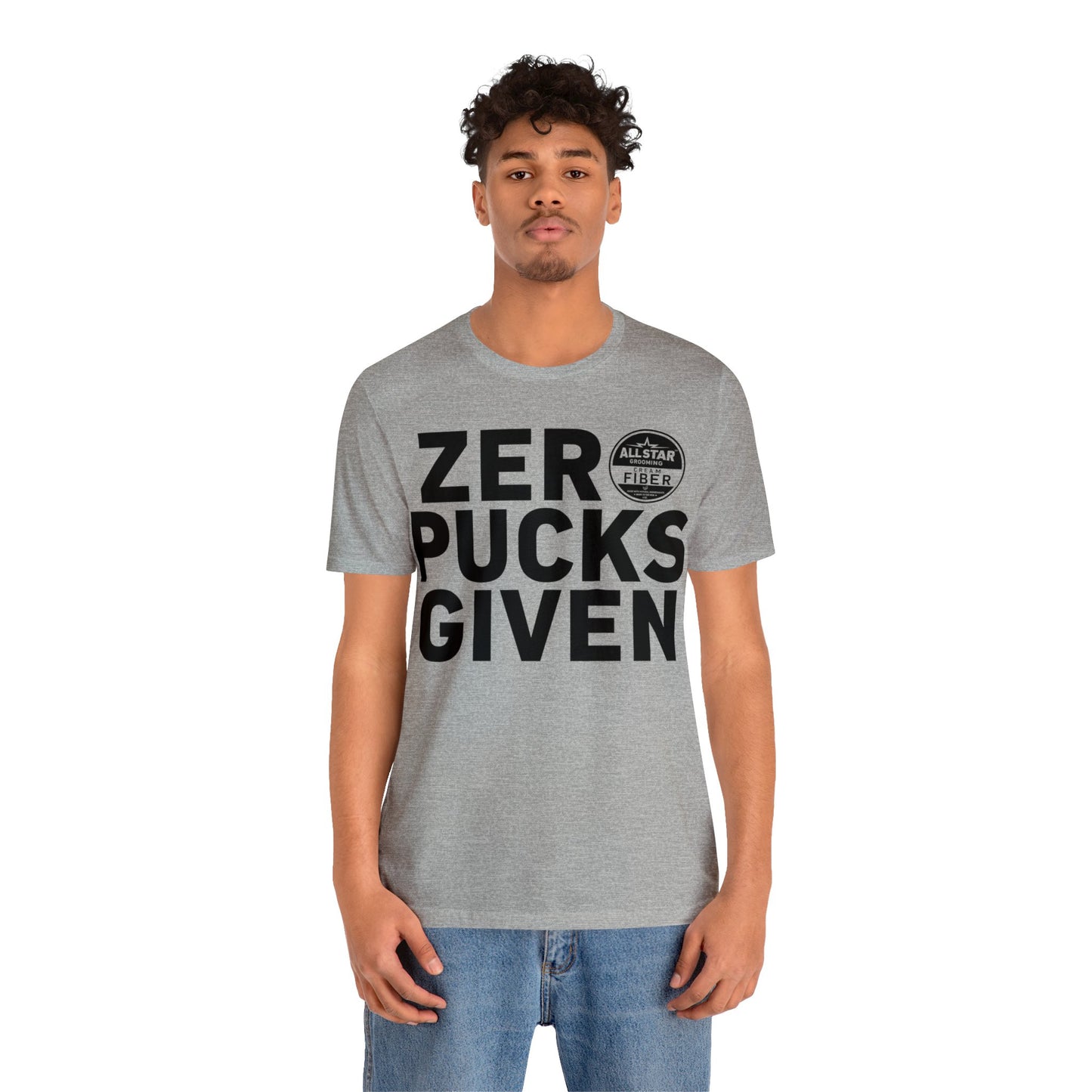 ASG Unisex ZERO PUCKS GIVEN Short Sleeve Tee