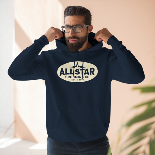 ASG Unisex Premium Vintage Oval Pullover Hoodie