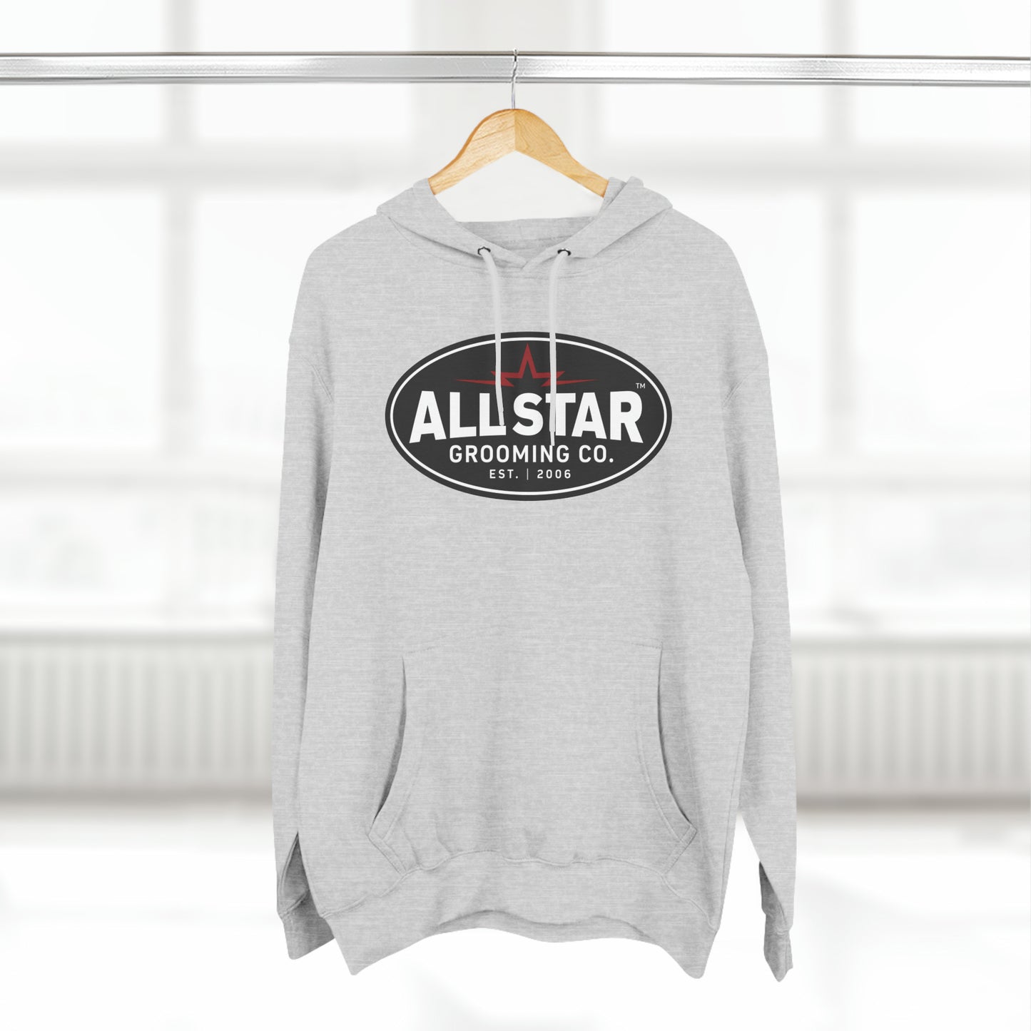 ASG Unisex Vintage Logo Premium Pullover Hoodie