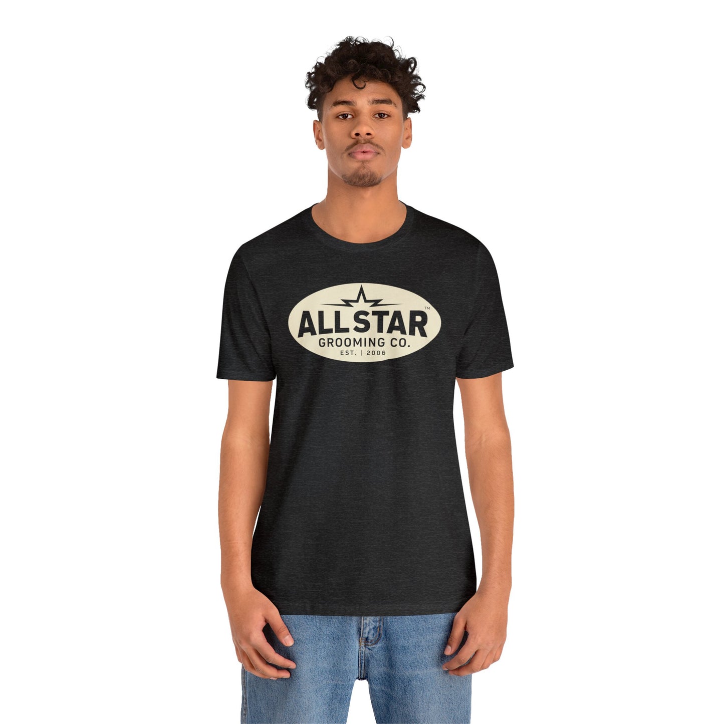 ASG Unisex Jersey Vintage Oval Short Sleeve Tee
