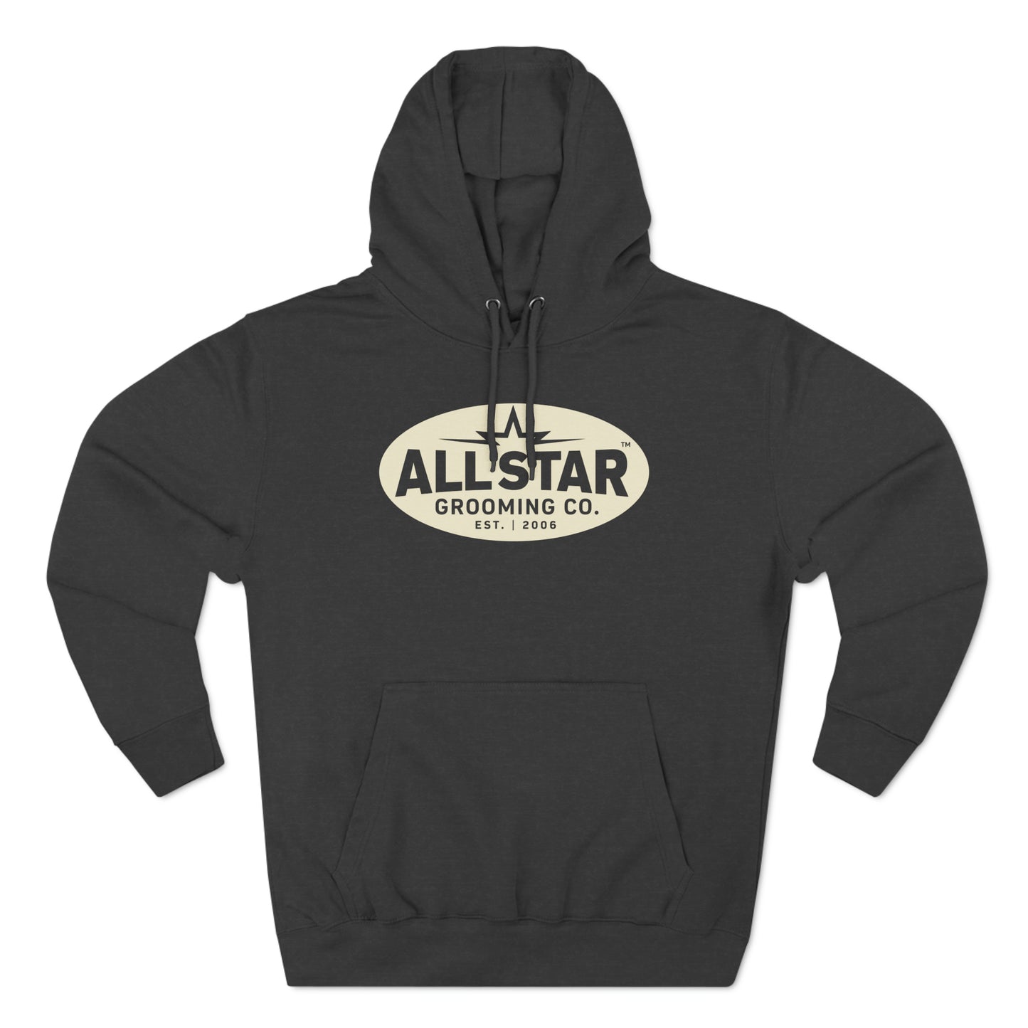 ASG Unisex Premium Vintage Oval Pullover Hoodie