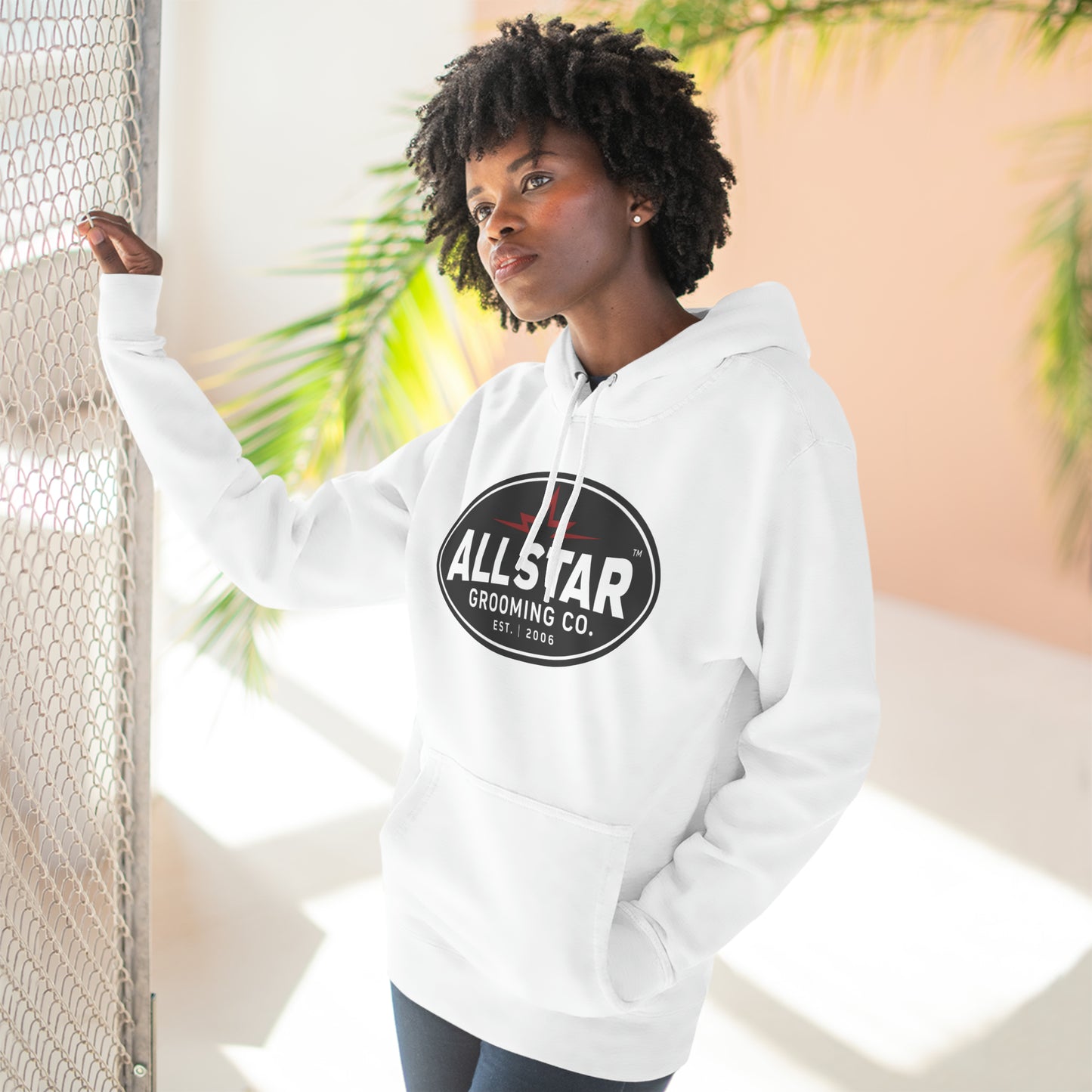 ASG Unisex Vintage Logo Premium Pullover Hoodie