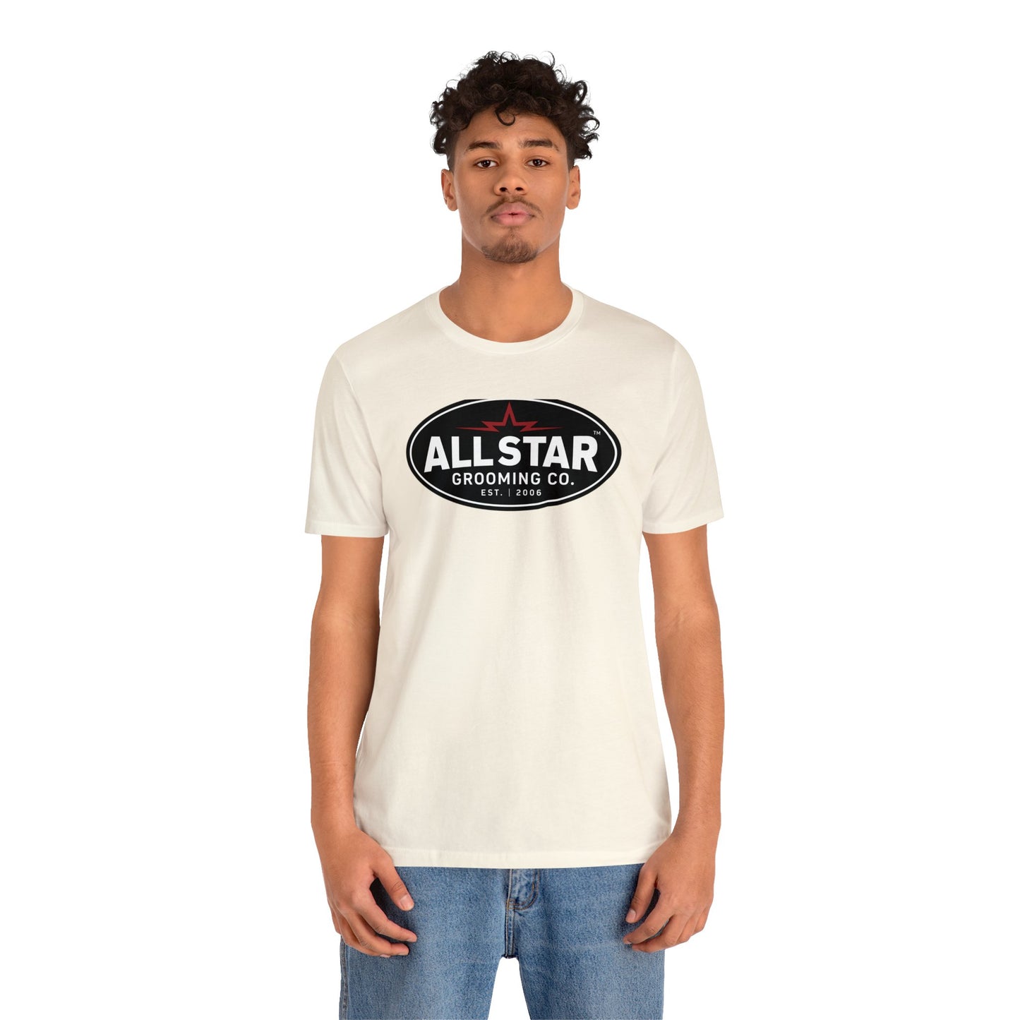 ASG Unisex Jersey Vintage Logo Sleeve Tee