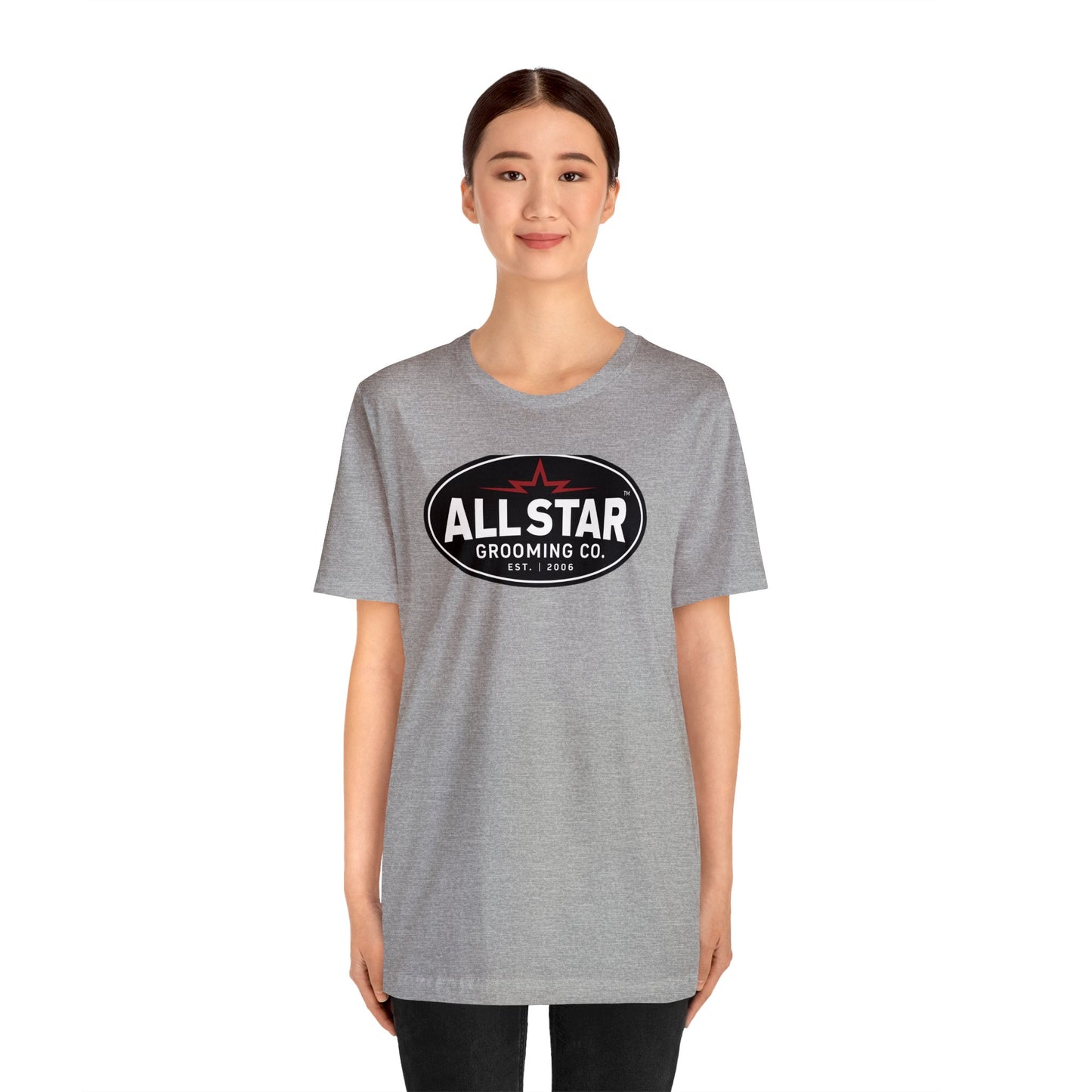 ASG Unisex Jersey Vintage Logo Sleeve Tee