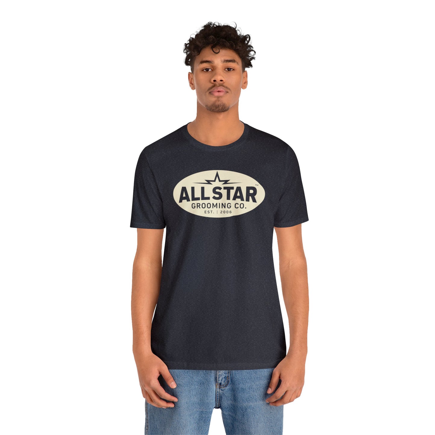 ASG Unisex Jersey Vintage Oval Short Sleeve Tee