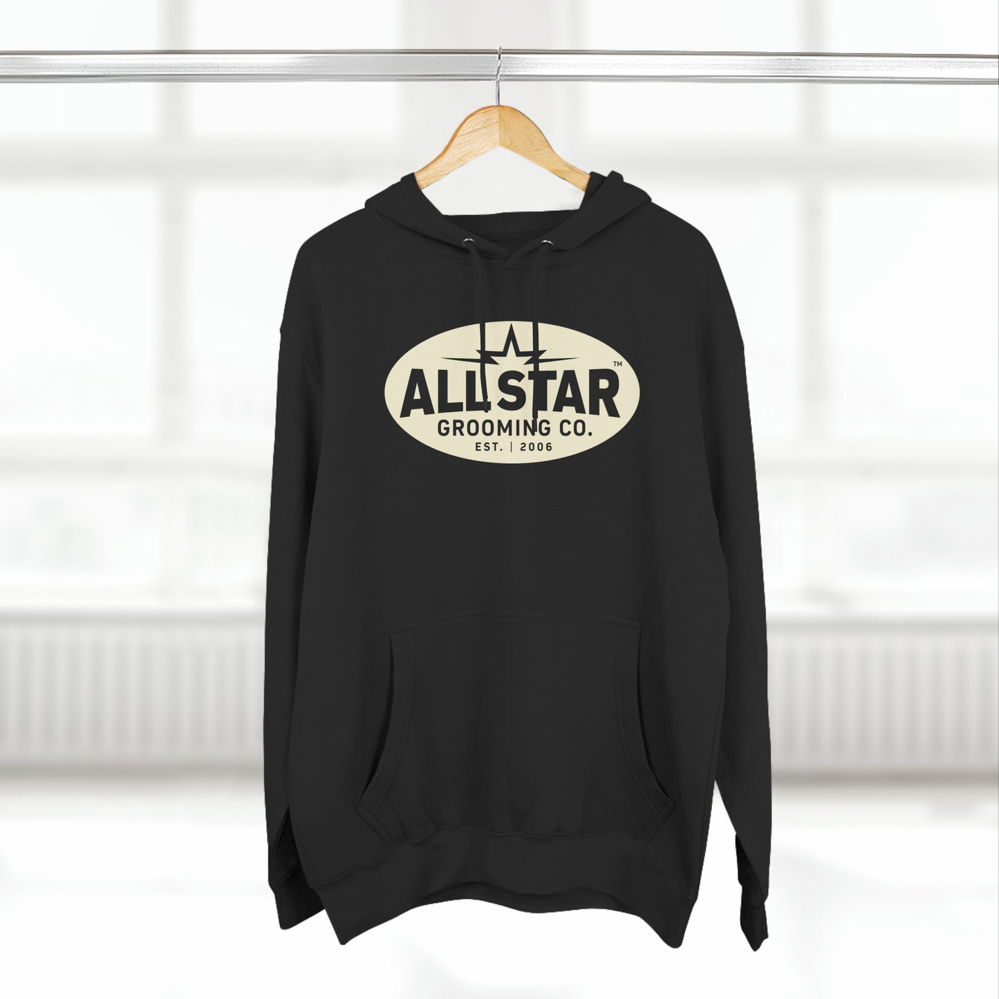 ASG Unisex Premium Vintage Oval Pullover Hoodie