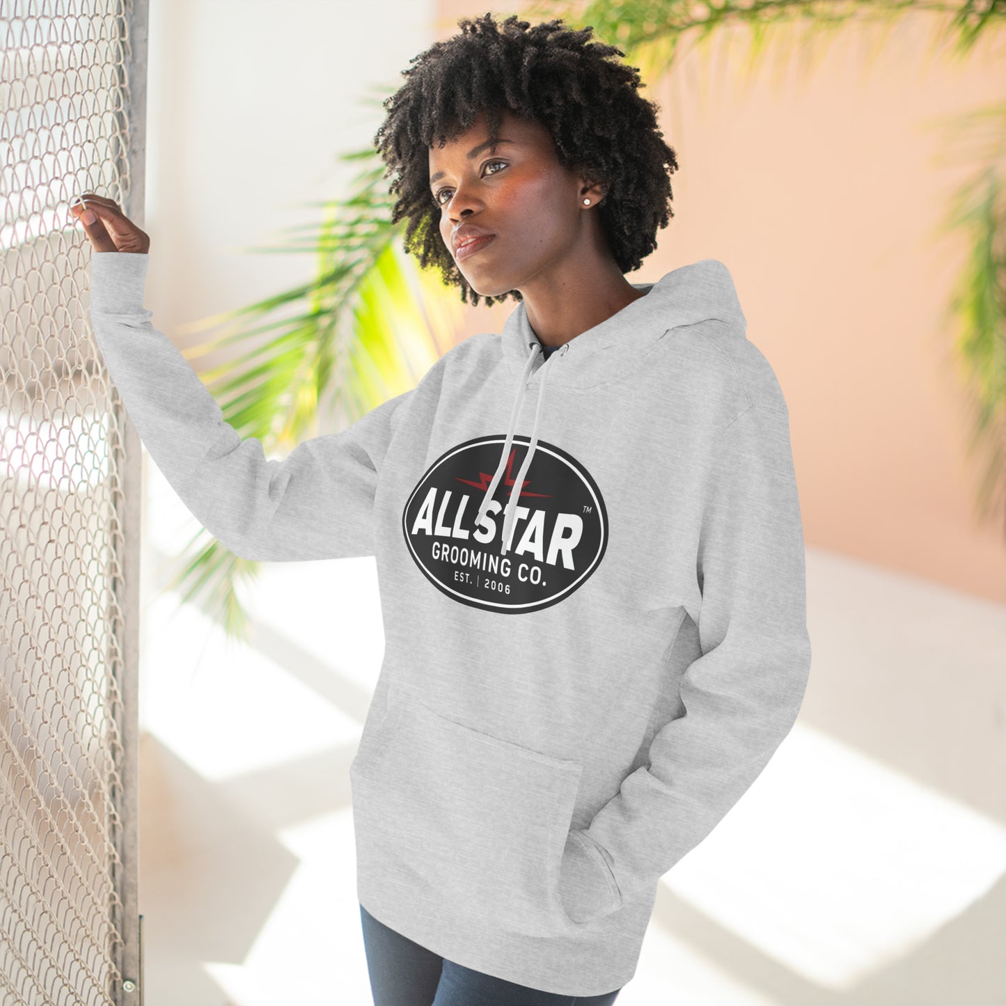 ASG Unisex Vintage Logo Premium Pullover Hoodie