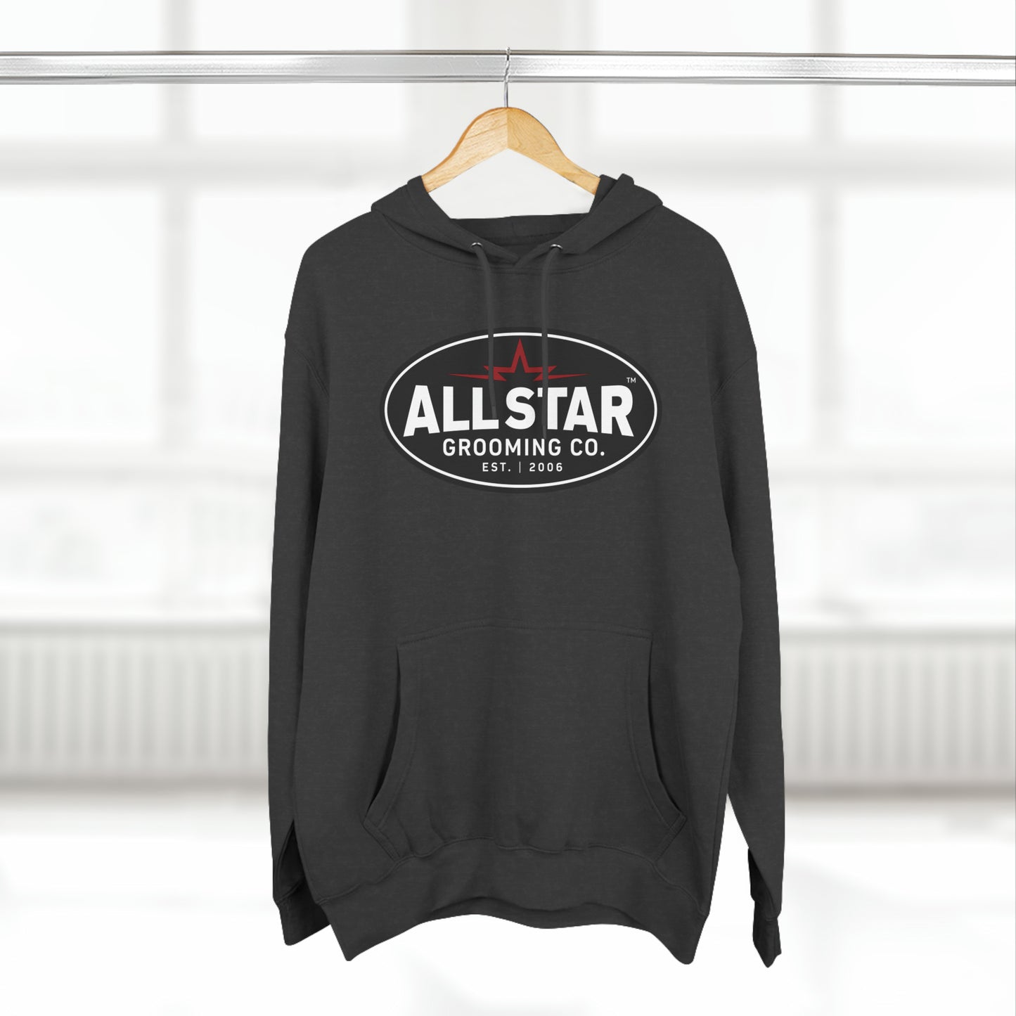 ASG Unisex Vintage Logo Premium Pullover Hoodie