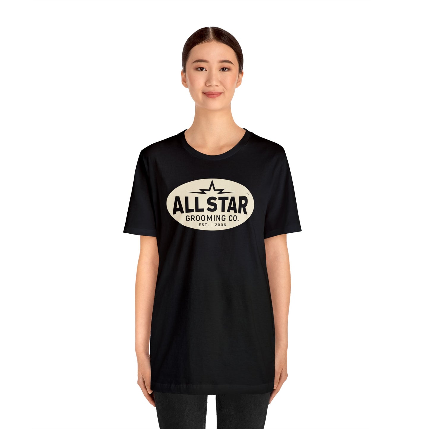 ASG Unisex Jersey Vintage Oval Short Sleeve Tee
