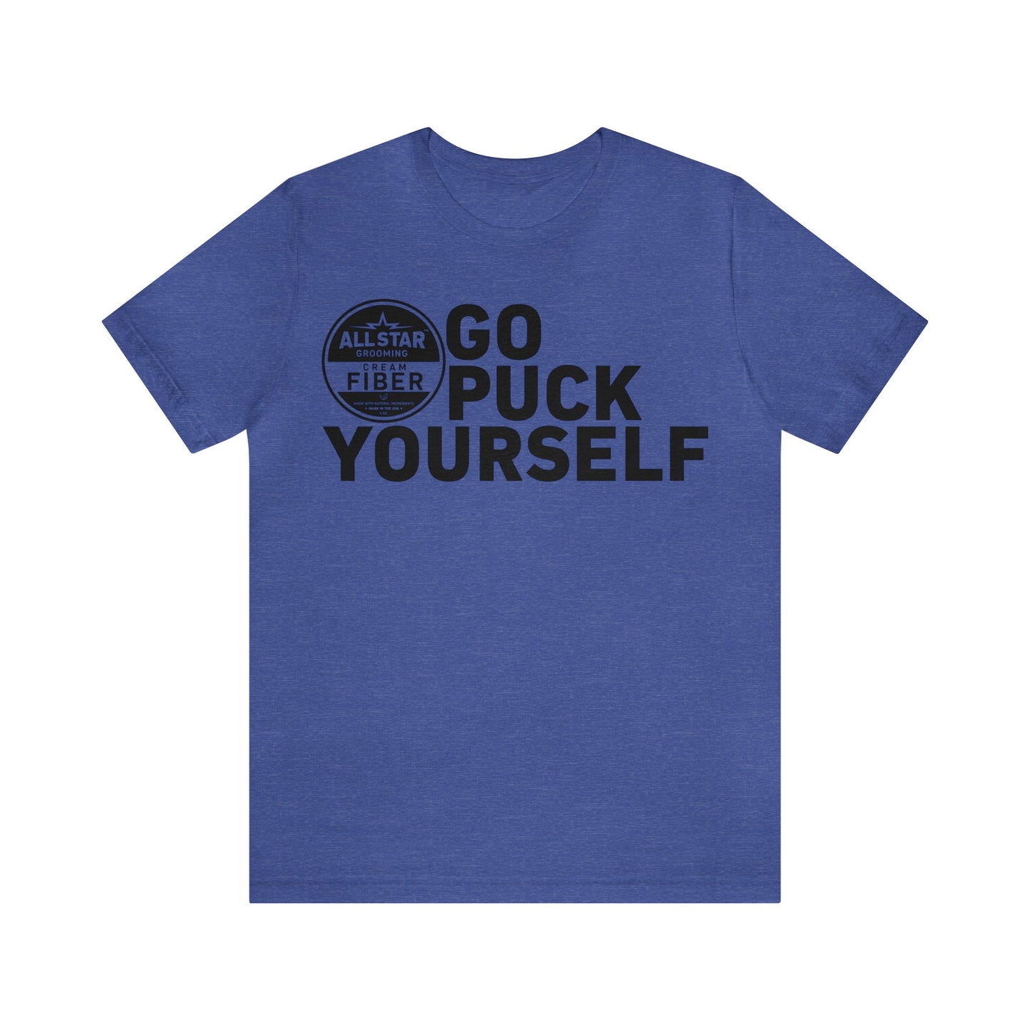 ASG Unisex GO PUCK YOURSELF Short Sleeve Tee