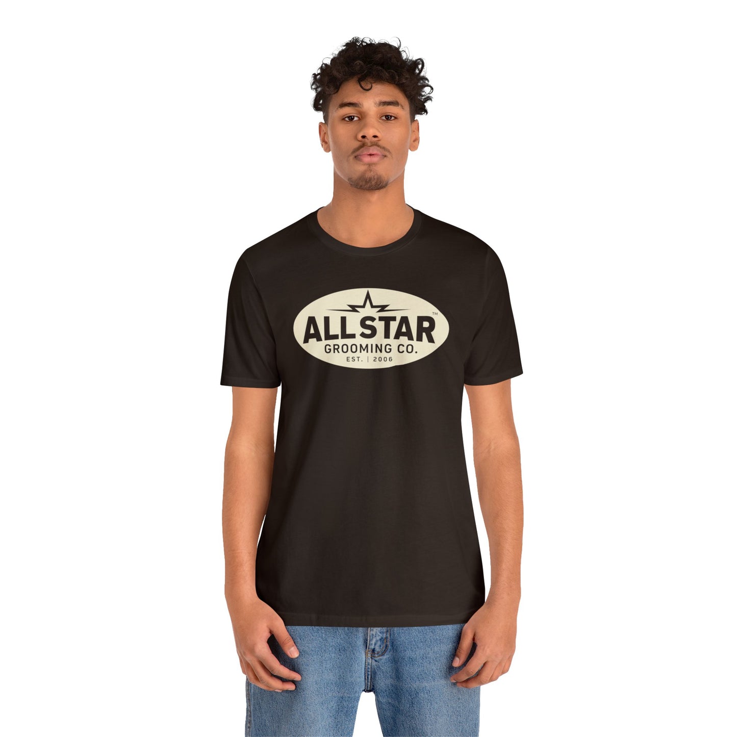ASG Unisex Jersey Vintage Oval Short Sleeve Tee