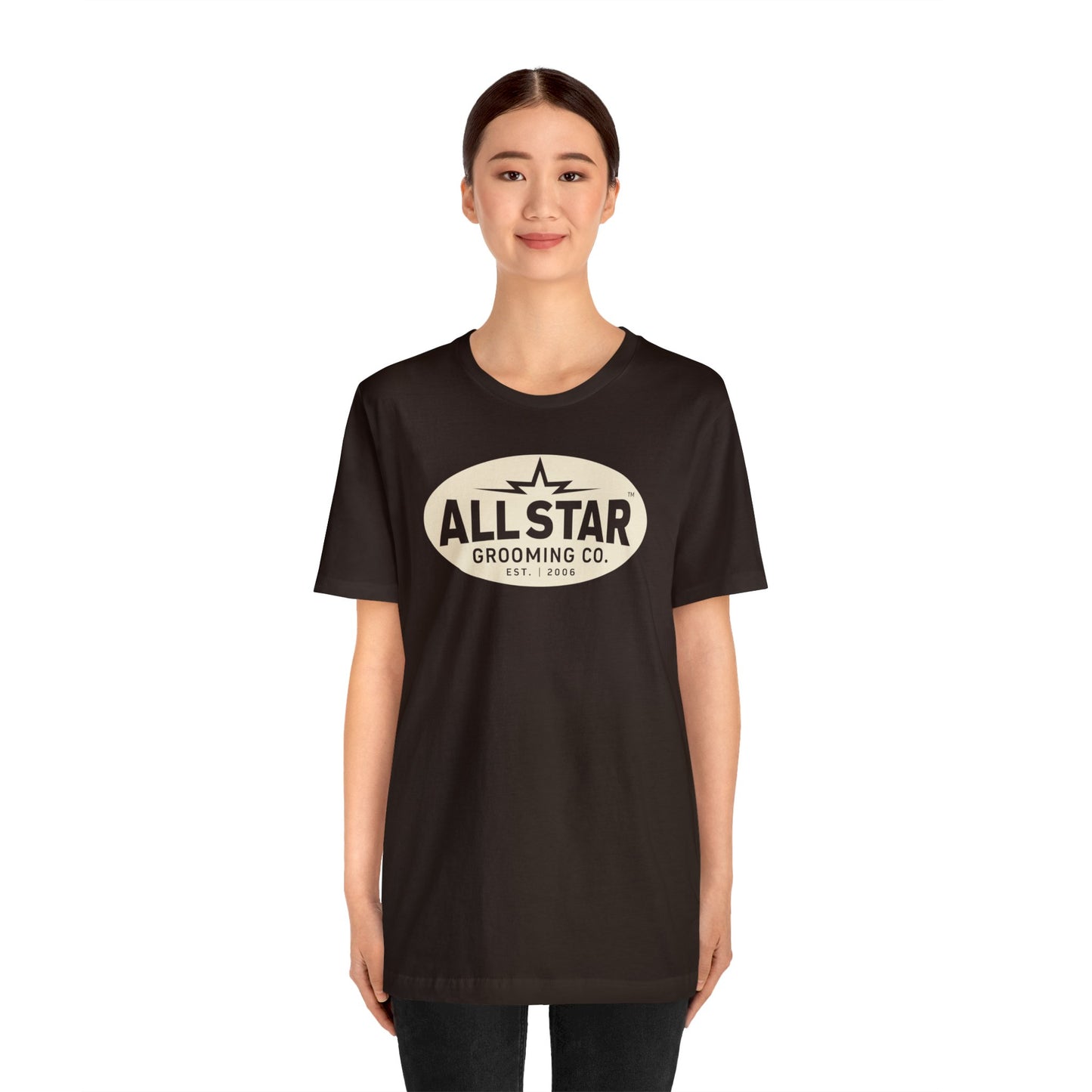 ASG Unisex Jersey Vintage Oval Short Sleeve Tee