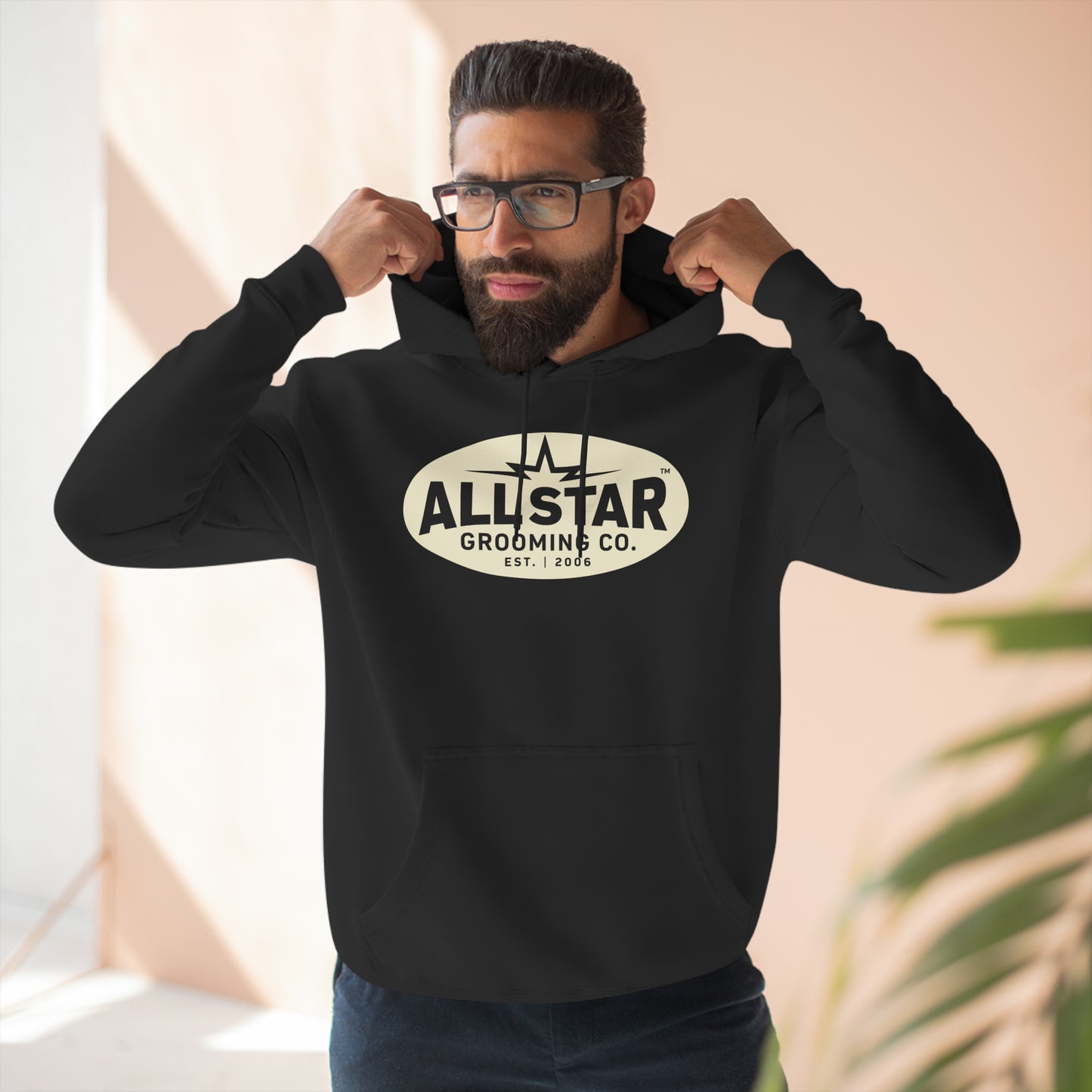 ASG Unisex Premium Vintage Oval Pullover Hoodie
