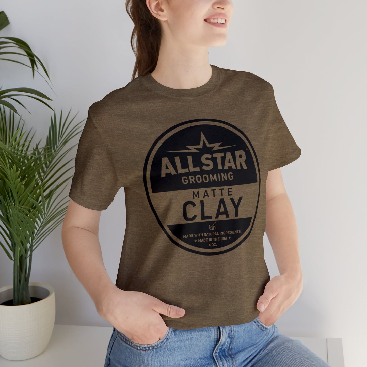 ASG Unisex CLAY Short Sleeve Tee