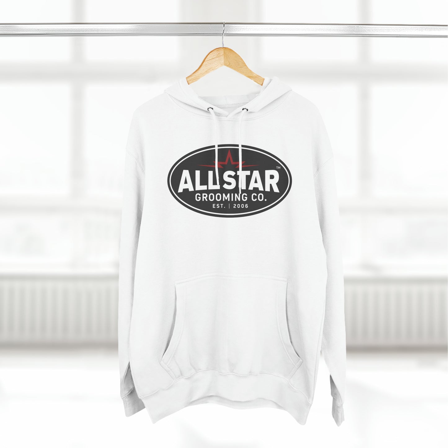 ASG Unisex Vintage Logo Premium Pullover Hoodie