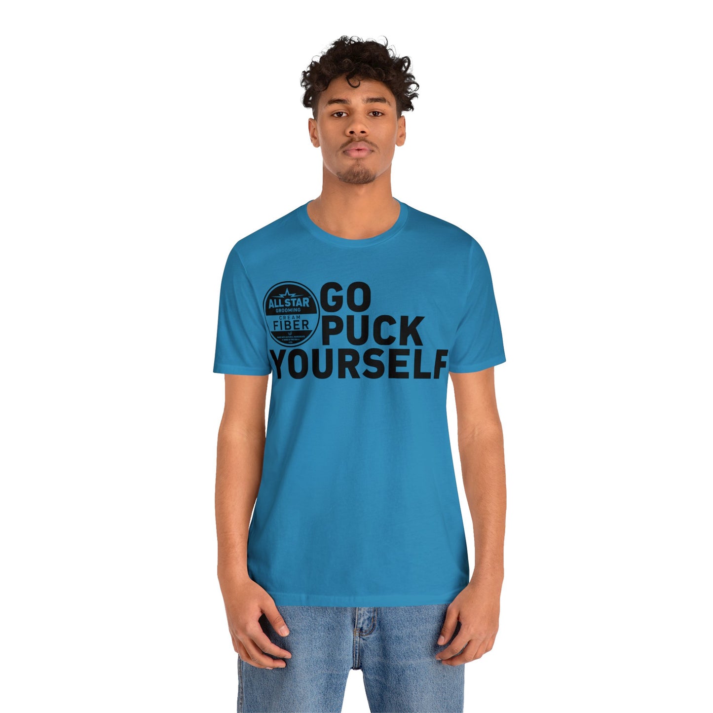ASG Unisex GO PUCK YOURSELF Short Sleeve Tee