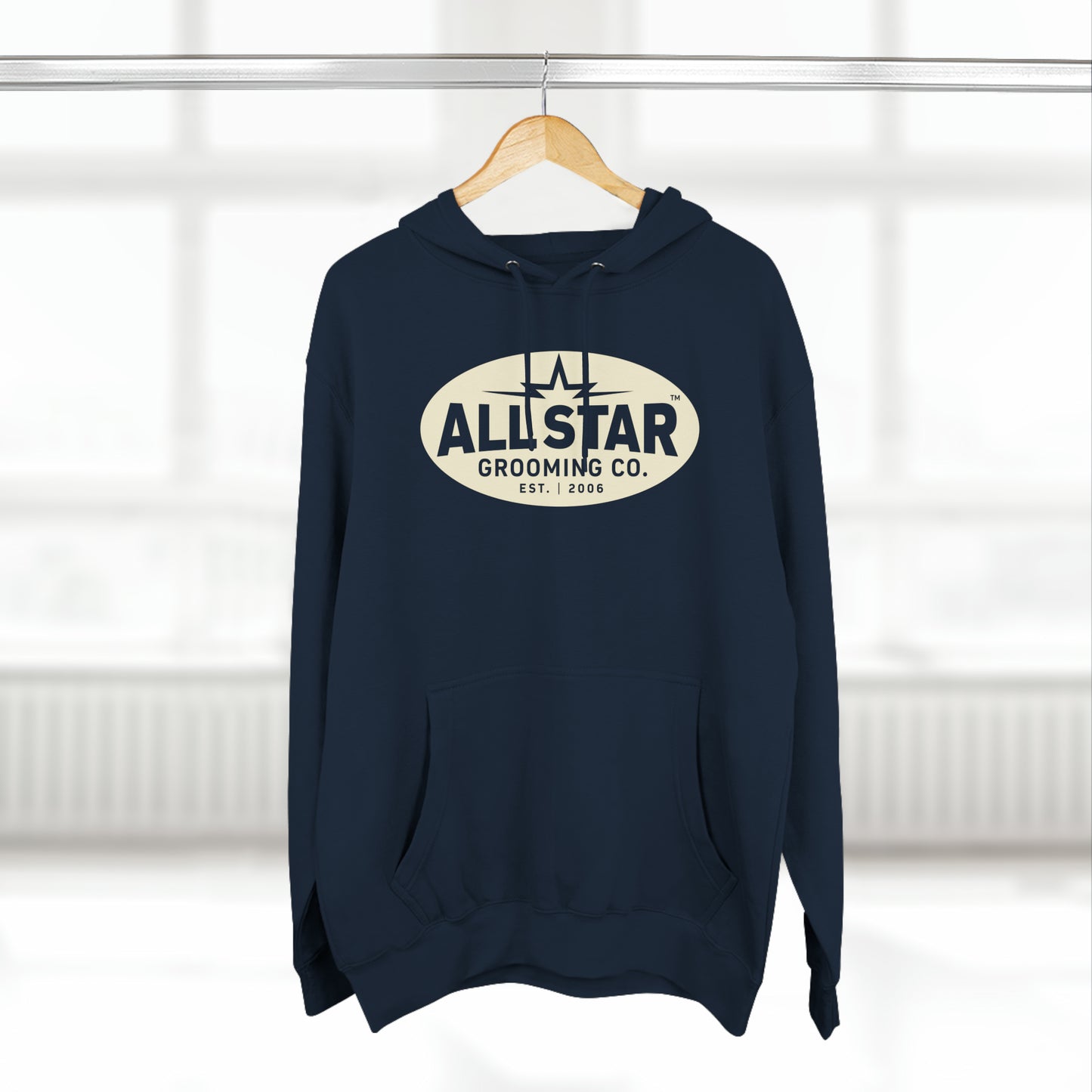 ASG Unisex Premium Vintage Oval Pullover Hoodie