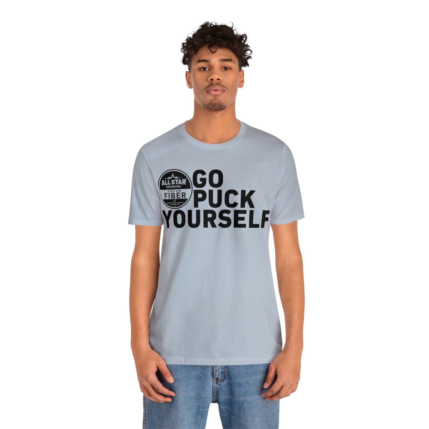 ASG Unisex GO PUCK YOURSELF Short Sleeve Tee