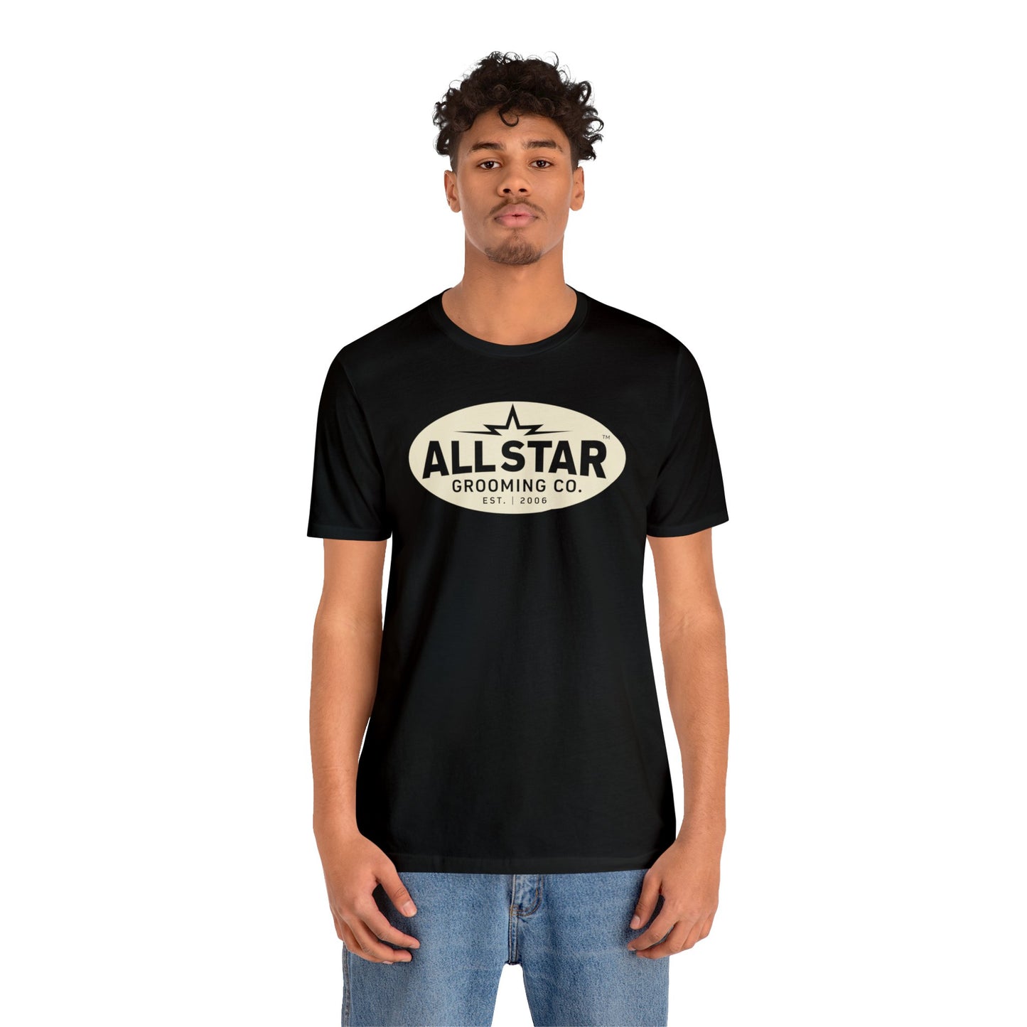 ASG Unisex Jersey Vintage Oval Short Sleeve Tee