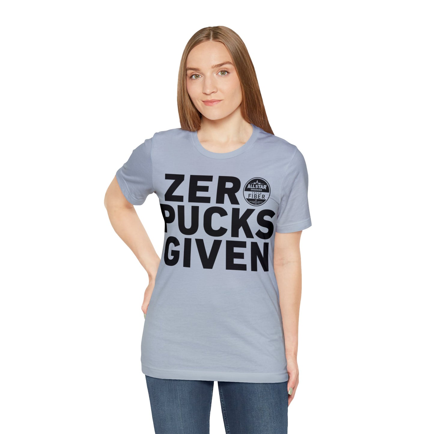ASG Unisex ZERO PUCKS GIVEN Short Sleeve Tee