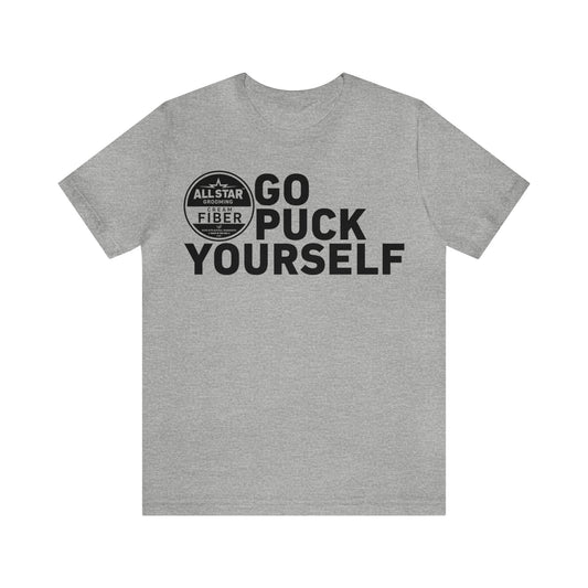 ASG Unisex GO PUCK YOURSELF Short Sleeve Tee