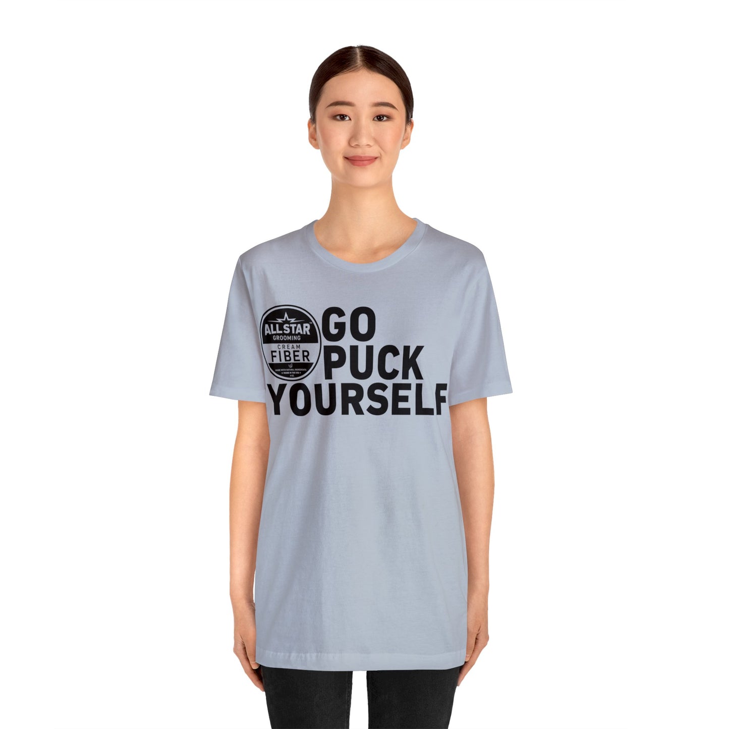 ASG Unisex GO PUCK YOURSELF Short Sleeve Tee