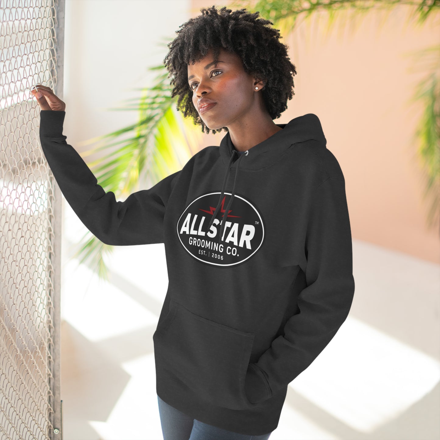 ASG Unisex Vintage Logo Premium Pullover Hoodie