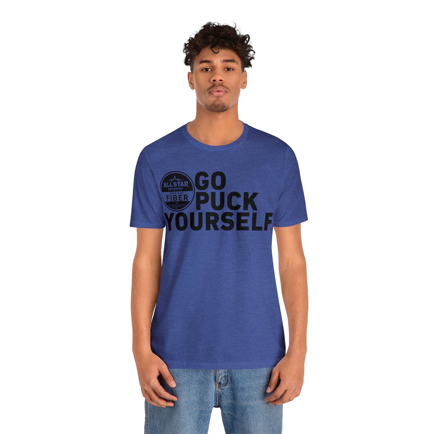 ASG Unisex GO PUCK YOURSELF Short Sleeve Tee