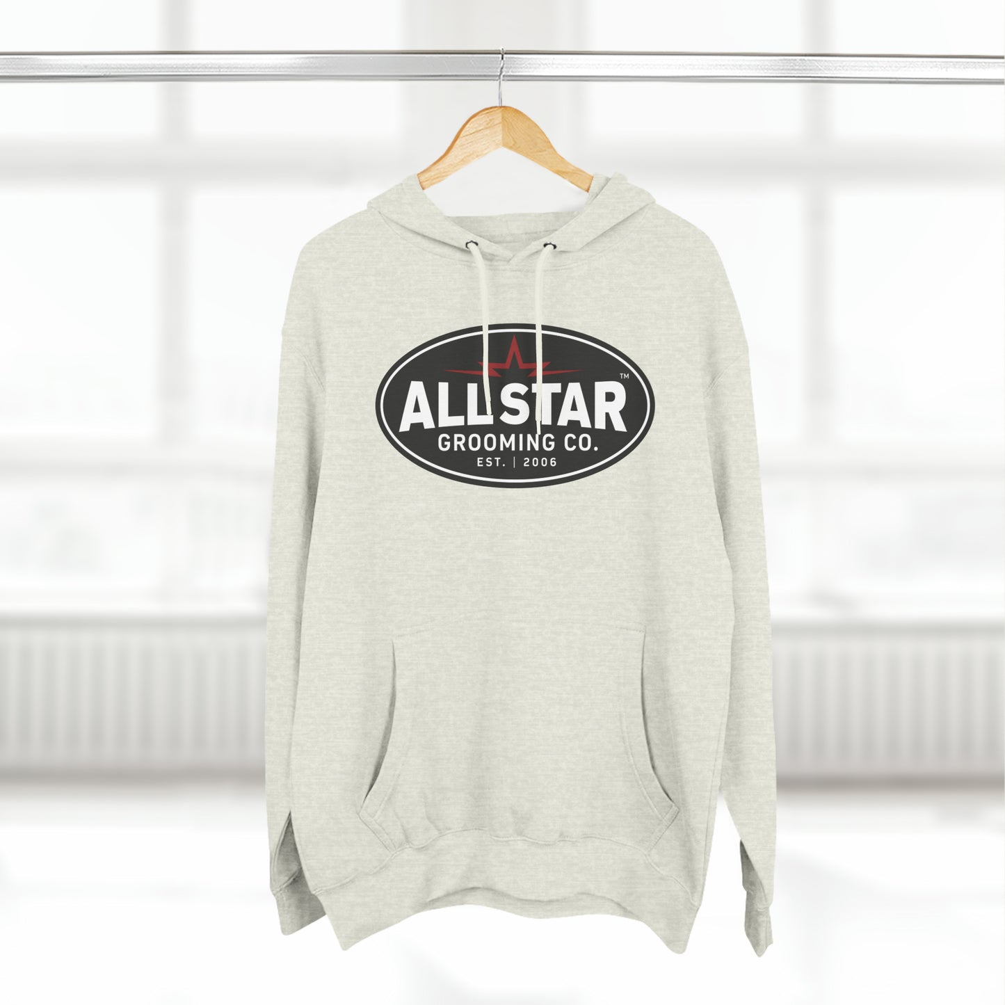 ASG Unisex Vintage Logo Premium Pullover Hoodie