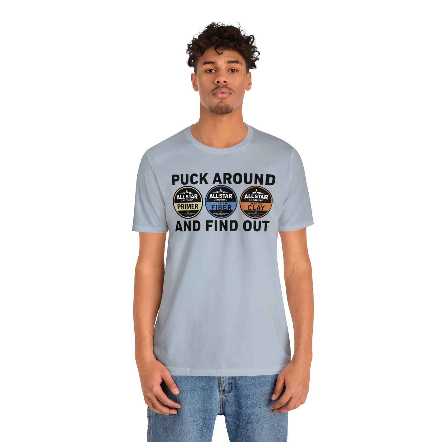 ASG Unisex Jersey Puck Around and Find Out Short Sleeve Tee