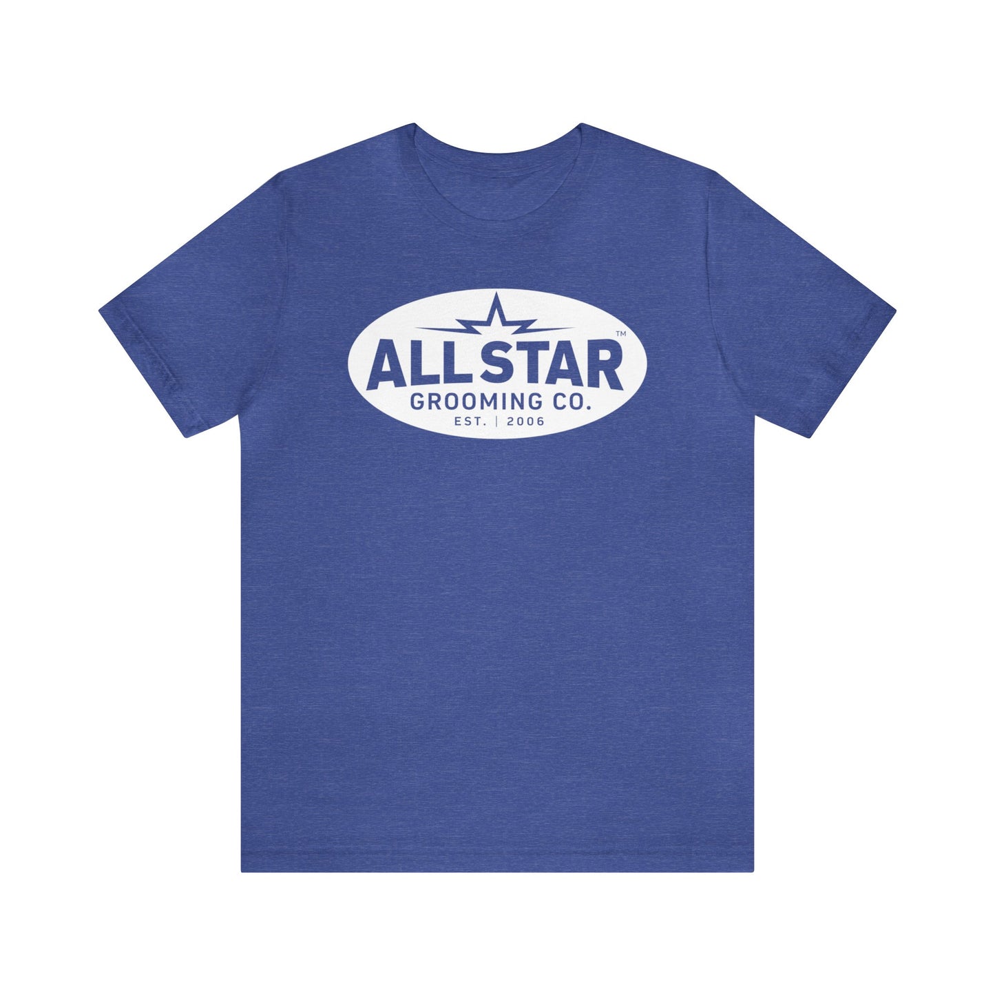 ASG Unisex Jersey Vintage White Oval Short Sleeve Tee