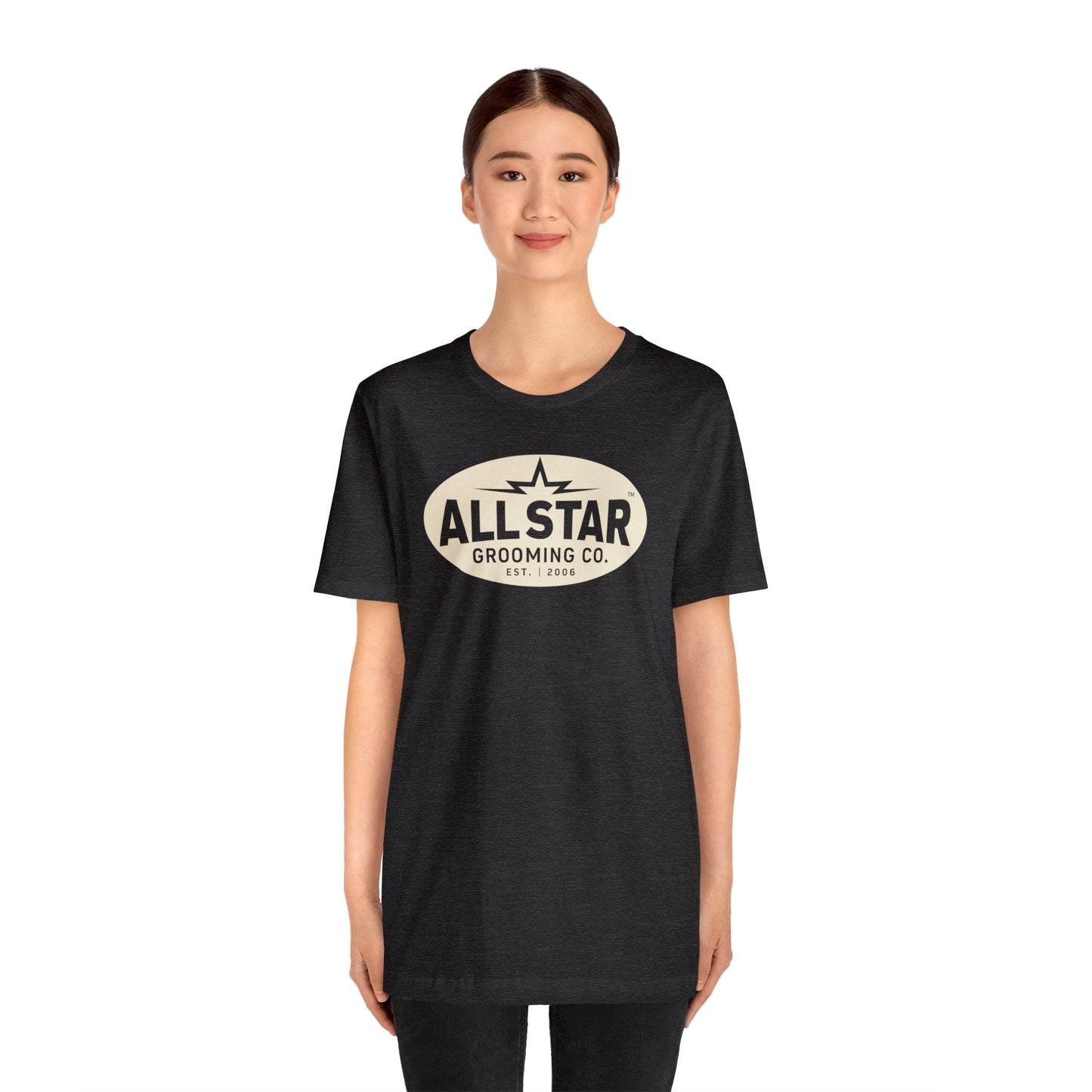 ASG Unisex Jersey Vintage Oval Short Sleeve Tee