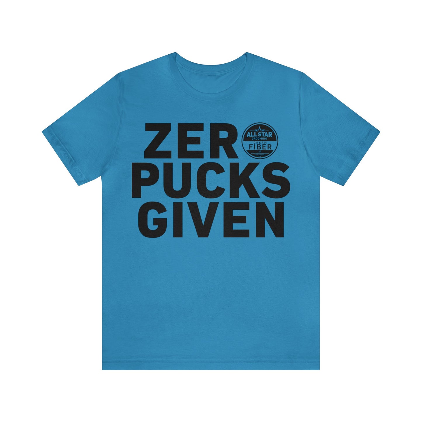 ASG Unisex ZERO PUCKS GIVEN Short Sleeve Tee