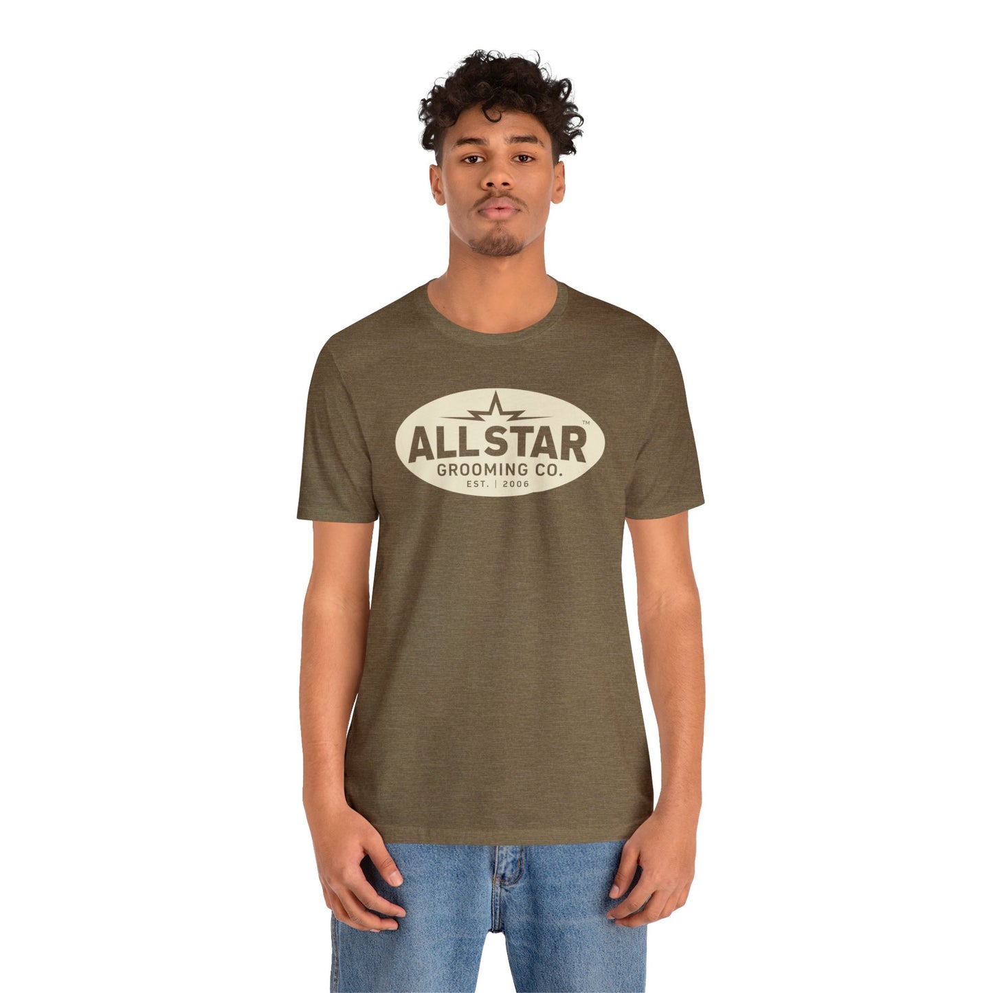 ASG Unisex Jersey Vintage Oval Short Sleeve Tee