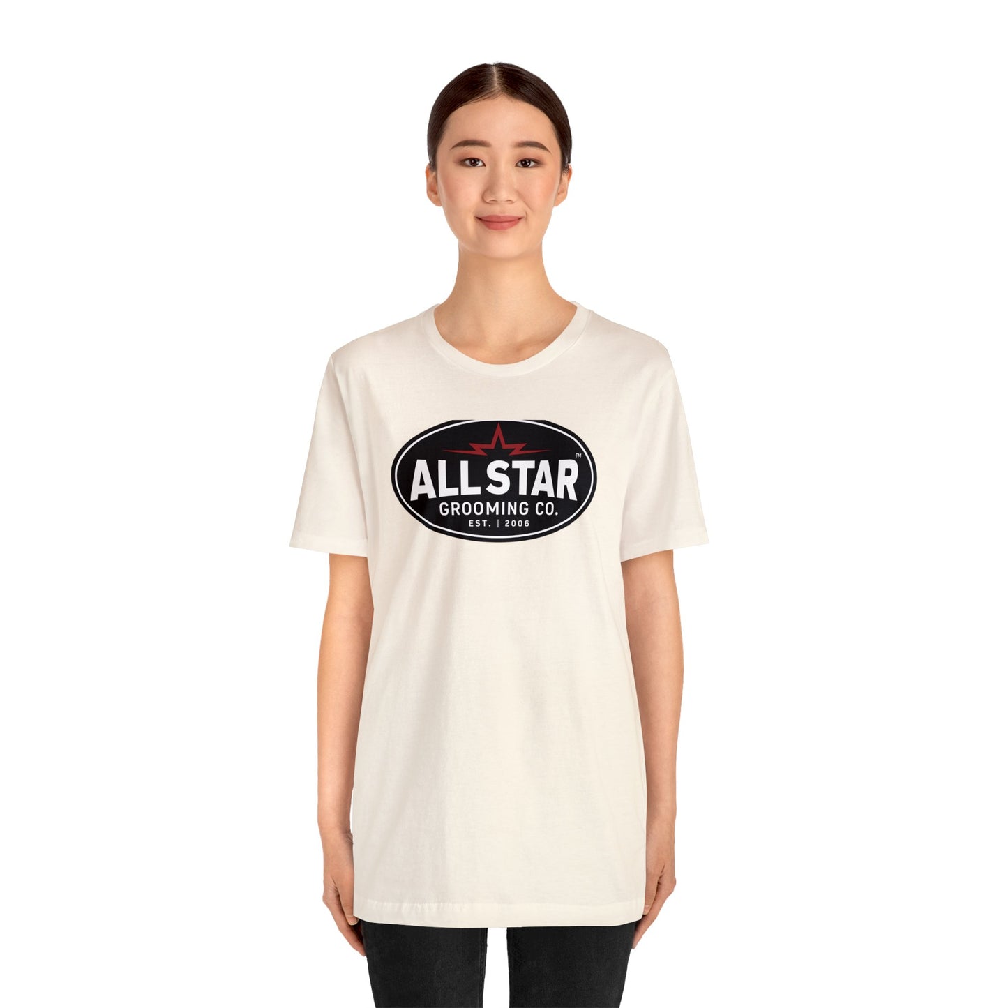 ASG Unisex Jersey Vintage Logo Sleeve Tee