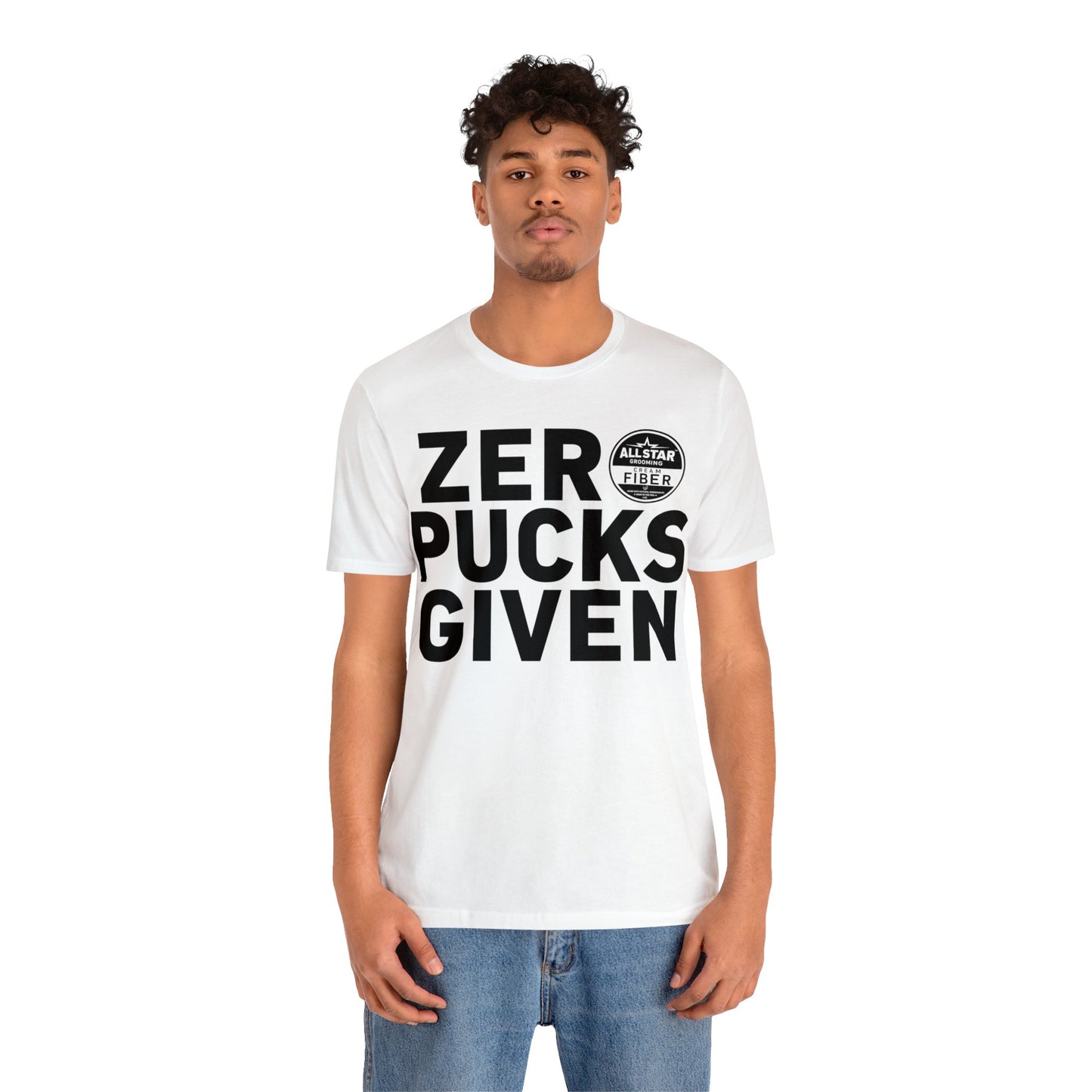 ASG Unisex ZERO PUCKS GIVEN Short Sleeve Tee