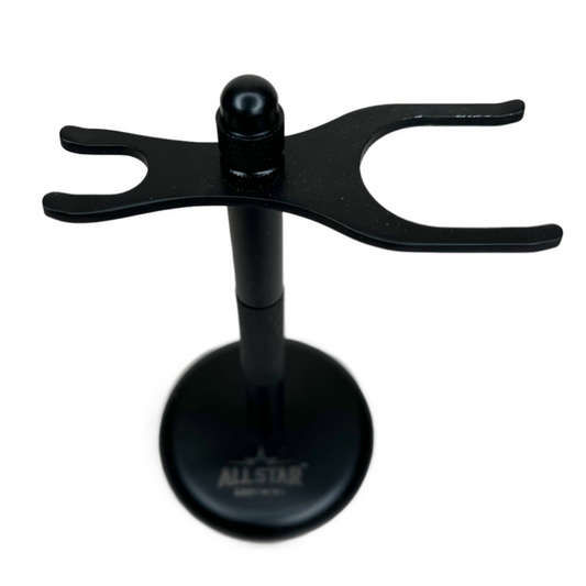 Shaving Stand, Matte Black Metal
