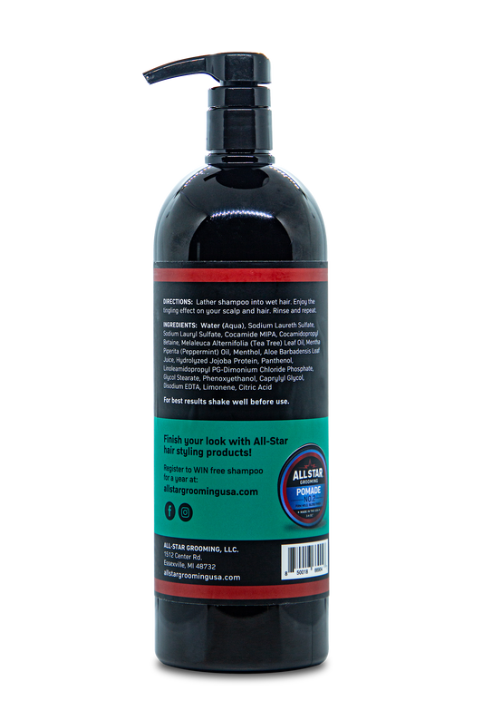 Tea Tree Mint Shampoo 32 oz pump bottle